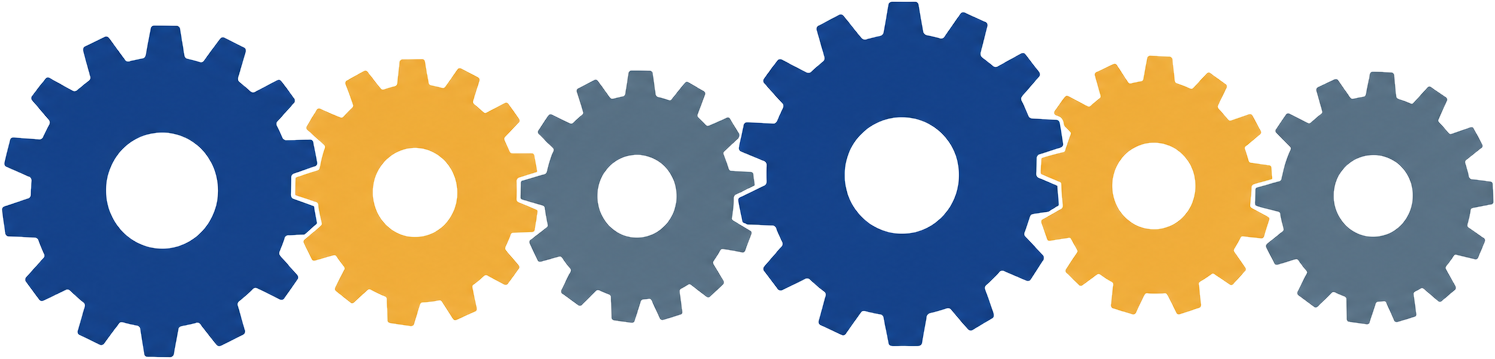 Workflow automation gears icon